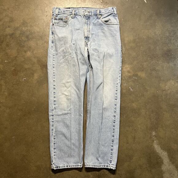Vintage 90s Levi's 505 Blue Regular Fit Jeans 33x30 - Picture 1 of 5